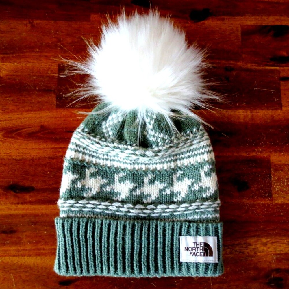 The North Face Beanie Handmade in USA Pom